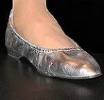 Обувь (чешки) для танца живота серебро