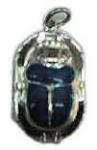 Blue scarab silver